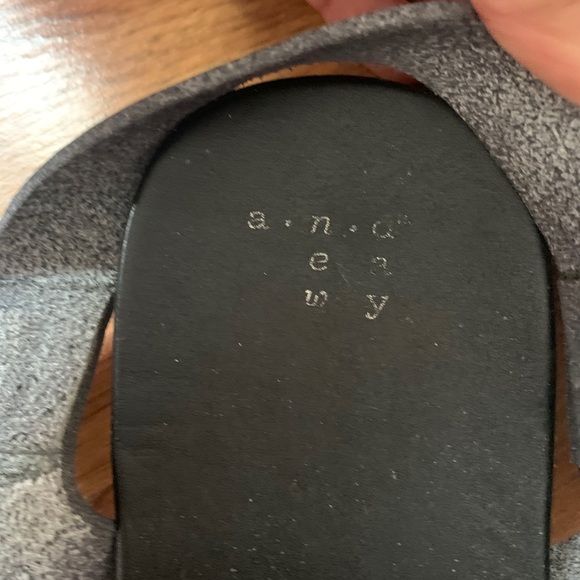 Black Ankle Strap Sandals - Picture 2 of 2